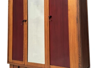 Art Deco Modernist Armoire or Wardrobe by J.J. Zijfers Amsterdam, 1920s